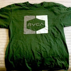Men’s green RVCA shirt